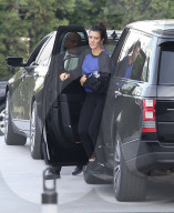 EXKLUSIV - Kourtney Kardashian trainiert im Gym
