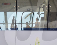 EXKLUSIV - Kourtney Kardashian trainiert im Gym