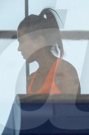 EXKLUSIV - Kourtney Kardashian trainiert im Gym