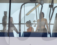 EXKLUSIV - Kourtney Kardashian trainiert im Gym