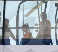EXKLUSIV - Kourtney Kardashian trainiert im Gym