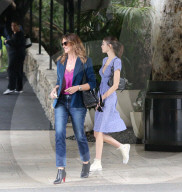 PEOPLE - Cindy Crawford und Kaia Gerber in Bel Air unterwegs