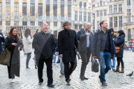 NEWS - Belgien: Ai Weiwei mit Carles Puigdemont in Brüssel