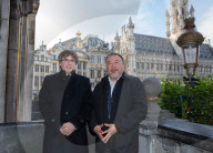 NEWS - Belgien: Ai Weiwei mit Carles Puigdemont in Brüssel