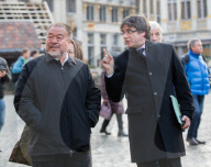 NEWS - Belgien: Ai Weiwei mit Carles Puigdemont in Brüssel