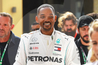 PEOPLE - Will Smith mit Lewis Hamilton am Formel1 GP in Abu Dhabi