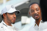PEOPLE - Will Smith mit Lewis Hamilton am Formel1 GP in Abu Dhabi