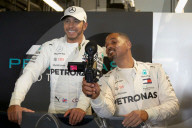 PEOPLE - Will Smith mit Lewis Hamilton am Formel1 GP in Abu Dhabi