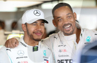 PEOPLE - Will Smith mit Lewis Hamilton am Formel1 GP in Abu Dhabi