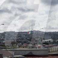 Migrants try to enter the US