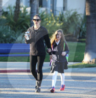 EXKLUSIV - Jennifer Garner und Ben Affleck treffen sich mit den Kindern