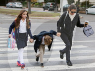 PEOPLE - Jennifer Garner bringt ihre Kinder in die Schule in Santa Monica