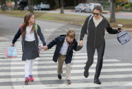 PEOPLE - Jennifer Garner bringt ihre Kinder in die Schule in Santa Monica
