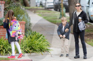 PEOPLE - Jennifer Garner bringt ihre Kinder in die Schule in Santa Monica