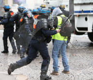 FEATURE - Frankreich: Proteste der 'Gilets Jaunes' in Paris