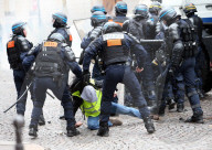 FEATURE - Frankreich: Proteste der 'Gilets Jaunes' in Paris