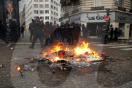 FEATURE - Frankreich: Proteste der 'Gilets Jaunes' in Paris