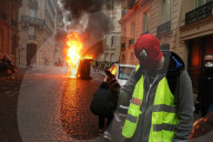 FEATURE - Frankreich: Proteste der 'Gilets Jaunes' in Paris