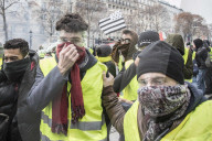FEATURE - Frankreich: Proteste der 'Gilets Jaunes' in Paris