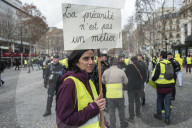 FEATURE - Frankreich: Proteste der 'Gilets Jaunes' in Paris