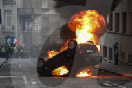 FEATURE - Frankreich: Proteste der 'Gilets Jaunes' in Paris