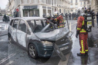 FEATURE - Frankreich: Proteste der 'Gilets Jaunes' in Paris