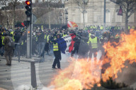 FEATURE - Frankreich: Proteste der 'Gilets Jaunes' in Paris