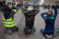 FEATURE - Frankreich: Proteste der 'Gilets Jaunes' in Paris