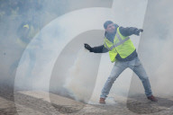 FEATURE - Frankreich: Proteste der 'Gilets Jaunes' in Paris