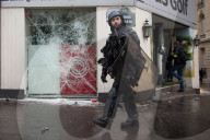 FEATURE - Frankreich: Proteste der 'Gilets Jaunes' in Paris