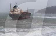 NEWS - Russisches Containerschiff sitzt vor Cornwall auf Grund