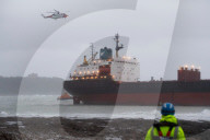 NEWS - Russisches Containerschiff sitzt vor Cornwall auf Grund