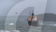 NEWS - Russisches Containerschiff sitzt vor Cornwall auf Grund