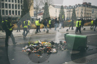 NEWS - Frankreich: Ausschreitung bei Demonstrationen der Gelb Westen in Nantes