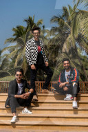 PORTRAIT - Bollywood Schauspieler Vicky Kaushal, Rajkummar Rao und Kartik Aaryan 