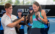PEOPLE - Karolina Pliskova in Brisbane