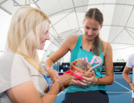 PEOPLE - Karolina Pliskova in Brisbane