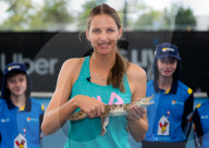 PEOPLE - Karolina Pliskova in Brisbane