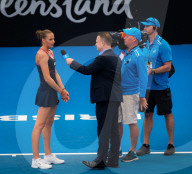 PEOPLE - Karolina Pliskova in Brisbane