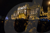 Protest against 'Slave Law' in Budapest