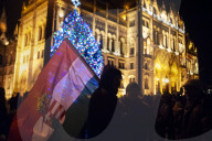 Protest against 'Slave Law' in Budapest