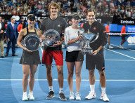 PEOPLE - Belinda Bencic und Roger Federer gewinnen den Hopman Cup in Perth