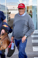 Niki Lauda at Linate Airport for private flights