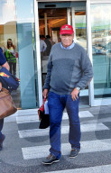 Niki Lauda at Linate Airport for private flights