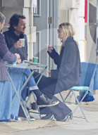 PEOPLE - Kate Moss mit DJ Fat Tony bei Coffee & Cake in West London