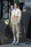 PEOPLE - Gigi Hadid posiert bei einem Fotoshooting in New York