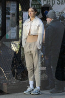 PEOPLE - Gigi Hadid posiert bei einem Fotoshooting in New York