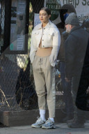 PEOPLE - Gigi Hadid posiert bei einem Fotoshooting in New York