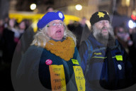 NEWS - Brexit: Demonstranten vor dem Parlament mit Brexit-Abstimmung zufrieden