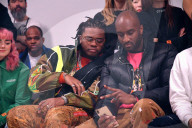 PEOPLE - Promis bei der Heron Preston Modenschau in Paris